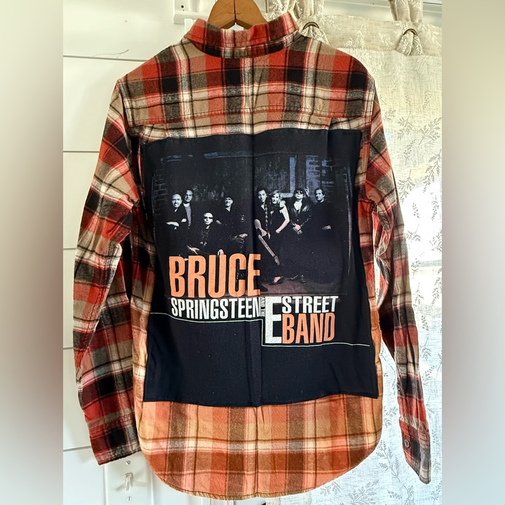 Bruce Springsteen Up-Cycled Flannel
